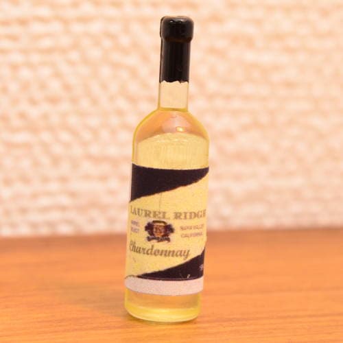 ミニチュア雑貨 白ワインボトル (お酒シリーズ) [HR53936][m-s][imp]【ネコポス配送対応】