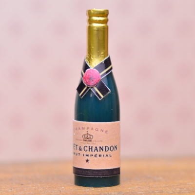 ミニチュア雑貨 飲み物シリーズ(お酒)【シャンパン no.1】サイズ高さ35mm×幅10mm[ORS005][m-s]【ORB】【ネコポス配送対応】