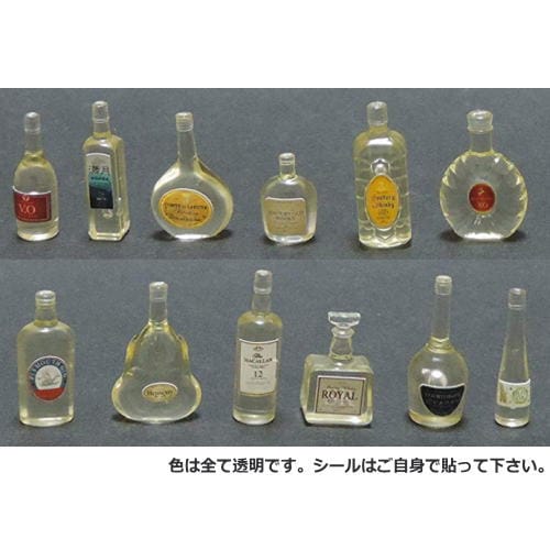 ミニチュア雑貨 1/12スケール ボトルA 12種セット (ピンクタンク pinktank) [m-s]【ネコポス配送対応】