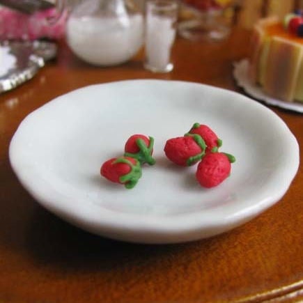 ミニチュアフード リアルいちご 5粒セット [SMPG43][m-s]【ネコポス配送対応】【C】