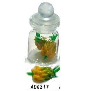 ミニチュアフード 小瓶入りフルーツ パイナップル[AD0217][m-s]【ネコポス配送対応】