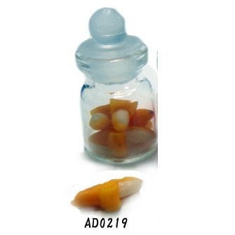 ミニチュアフード 小瓶入りフルーツ バナナ[AD0219][m-s]【ネコポス配送対応】