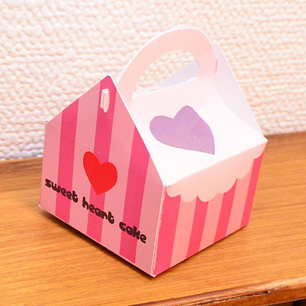 ミニチュアフード ケーキボックス 専用箱 [CB13] 品番：27885 [m-s 