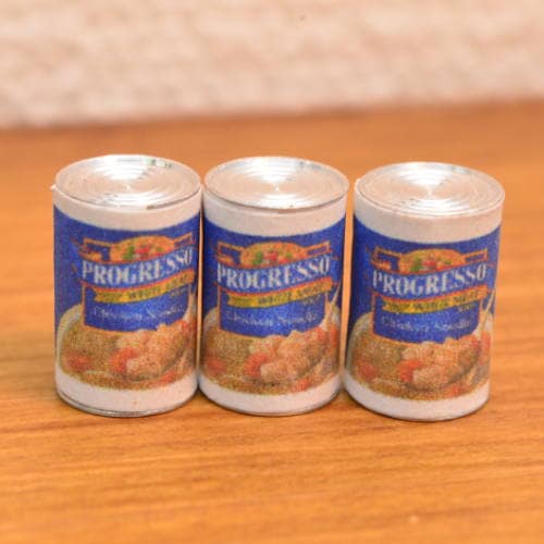 ミニチュアフード チキンヌードルスープ 3缶 [FCA2692][m-s][imp]【ネコポス配送対応】