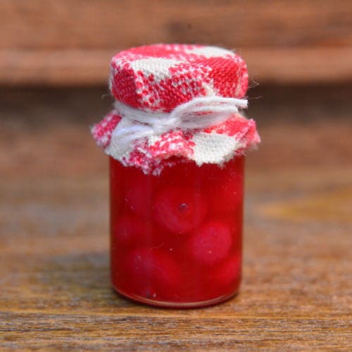 ミニチュアフード フルーツボトル(C) [BTFV3] チェリー 品番：28575 [m-s][imp](1/12スケール)【ネコポス配送対応】