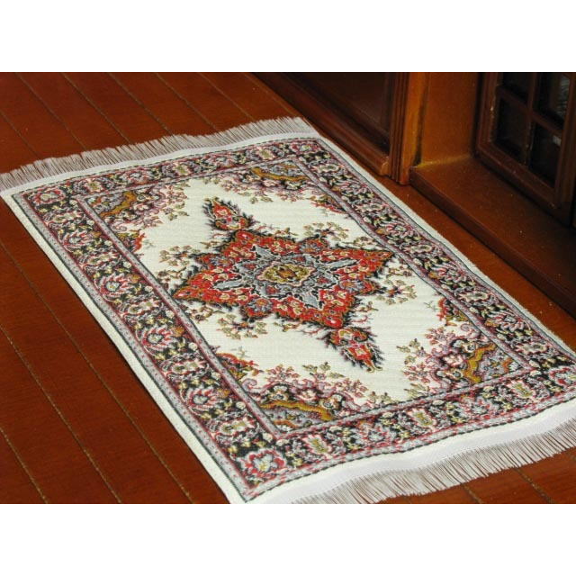 ミニチュア家具 ミニチュアラグ 100×150 スノーダイヤ [KPSR29] [m-s]【ネコポス配送対応】