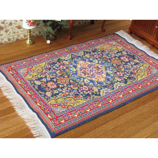 ミニチュア家具 ミニチュアカーペット 150×250 エンジフラワー[KPM14] [m-s]【ネコポス配送対応】