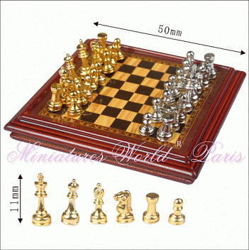 ミニチュア雑貨 チェスセット [MWBM786][m-s][imp]【ネコポス配送対応】