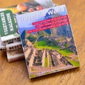ミニチュア雑貨 雑誌シリーズno.4【旅行の本】 サイズ高さ26mm×幅21mm
