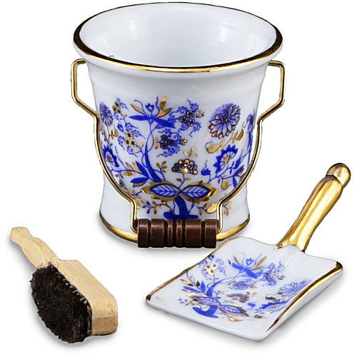 【Reutter】 ロイターポーセリン ミニチュア雑貨 クリーニングセット ブルーオニオン [RP1826-6] [m-s]【 ネコポス不可 】