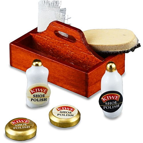 【Reutter】 ロイターポーセリン ミニチュア雑貨 靴磨きセット [RP1407-5] [m-s]【 ネコポス不可 】