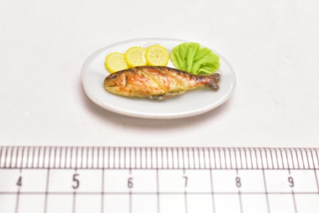 ミニチュアフード 白身魚のグリル レモン添え [VRRF-09] [m-s]【ネコポス配送対応】【C】