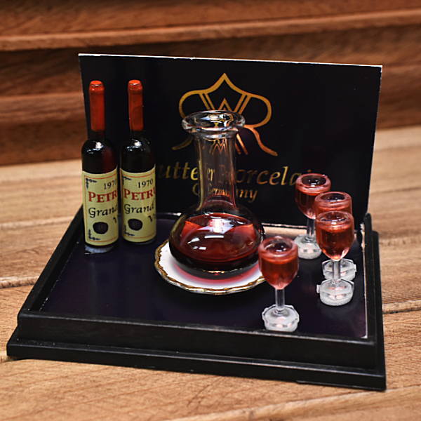 【Reutter】ロイターポーセリン ミニチュアフード ワインデキャンタ [RP1757-5] [m-s]【 ネコポス不可 】【C】