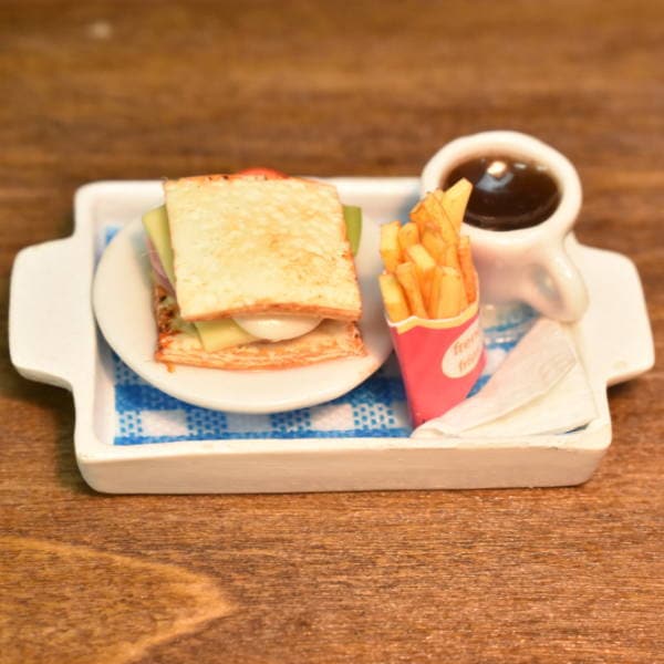 ミニチュアフード ファストフードトレー(3) [SM-TFF03] [m-s]【 ネコポス不可 】【C】