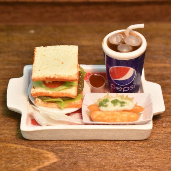 ミニチュアフード ファストフードトレー(5) [SM-TFF05] [m-s]【 ネコポス不可 】【C】