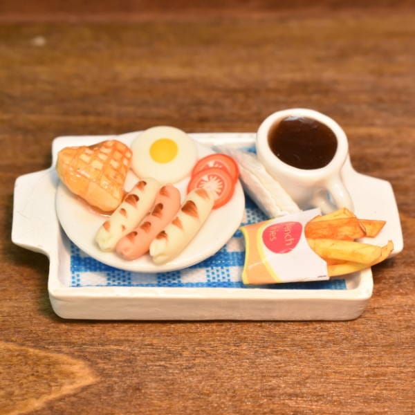 ミニチュアフード ファストフードトレー(6) [SM-TFF06] [m-s]【 ネコポス不可 】【C】