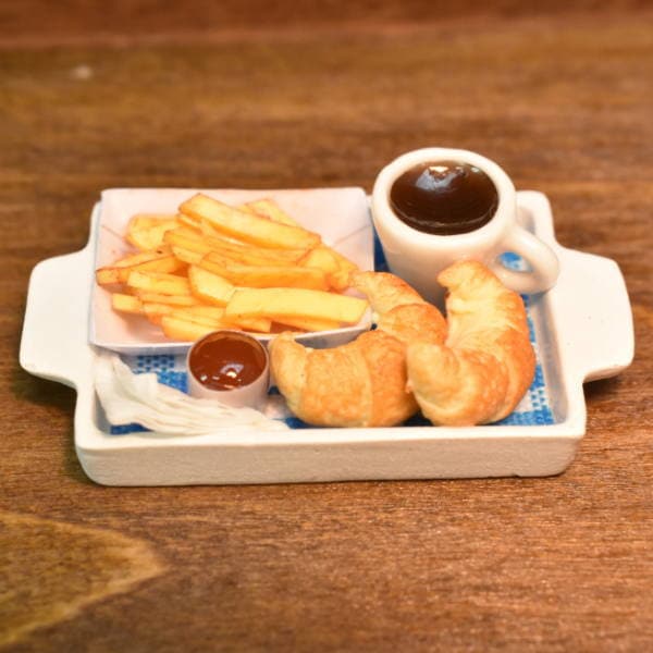 ミニチュアフード ファストフードトレー(8) [SM-TFF08] [m-s]【 ネコポス不可 】【C】