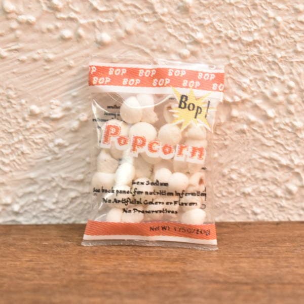 ミニチュアフード ポップコーン(B) 作家：ミニチュア工房 利佳 さん [品番：32774] [m-s]【ネコポス配送対応】【C】