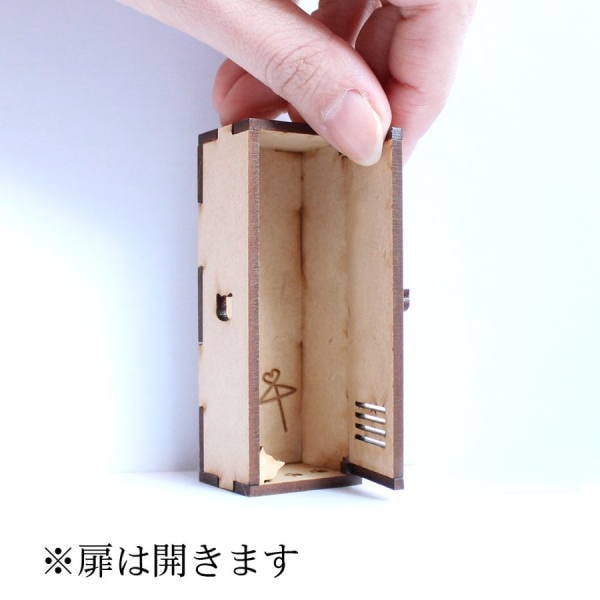 猫のミニチュア ロッカー 1/12スケール 完成品 ドールハウス