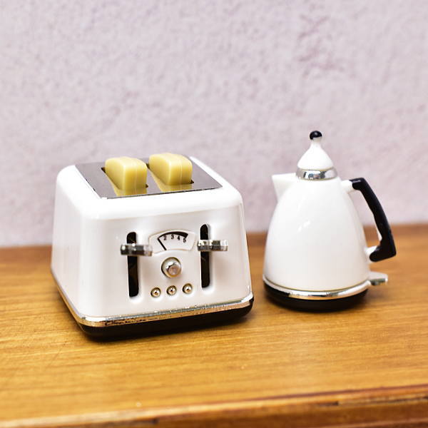 ミニチュア雑貨 トースター＆ケトル [DM238] [m-s][imp]【ネコポス配送対応】【C】