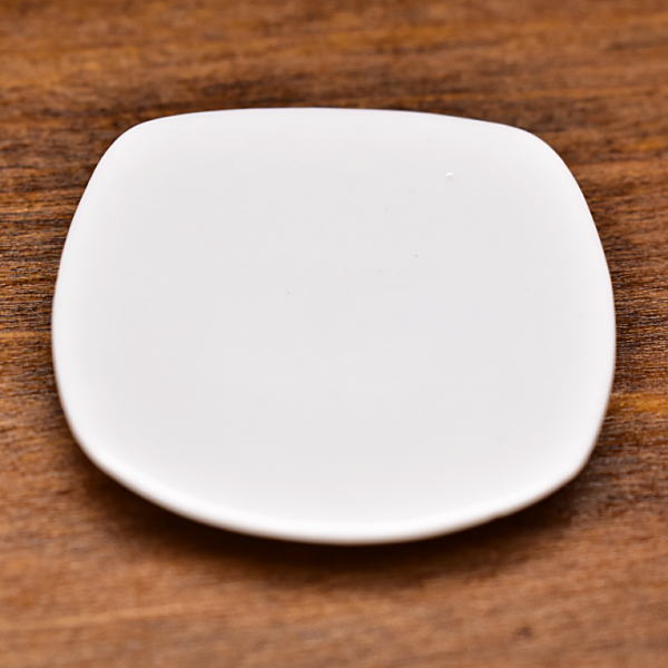 ミニチュア雑貨 陶器 Lサイズ [MMPP36] (セラミックプレート/カラー：ホワイト) 1/12スケール [m-s][imp]【ネコポス配送対応】【C】