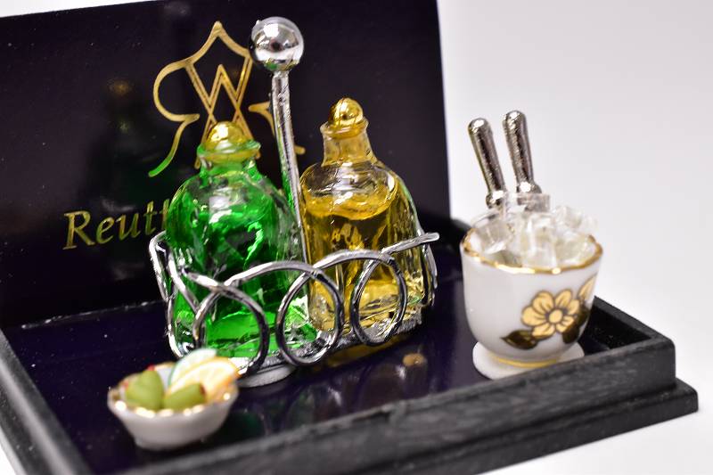 Reutter】ロイターポーセリン ミニチュア雑貨 ダブルウイスキー