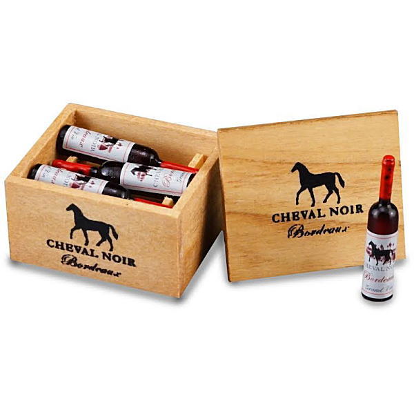 【Reutter】ロイターポーセリン ミニチュア雑貨 ミニワインボックスセット [RP1853-6] [m-s]【 ネコポス不可 】