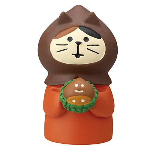 こんこん様 ねこずきん 和栗(ZCB-86881)】DECOLE concombre デコレ コンコンブル