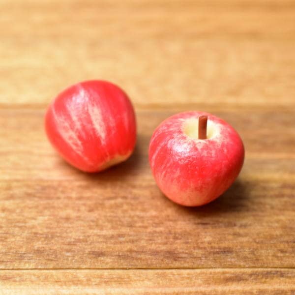 ミニチュアフード 果物シリーズ 【りんご [LF1] 2個セット】 (1/12スケール) [m-s]【SM】【ネコポス配送対応】【C】【ネコポス配送対応】【C】