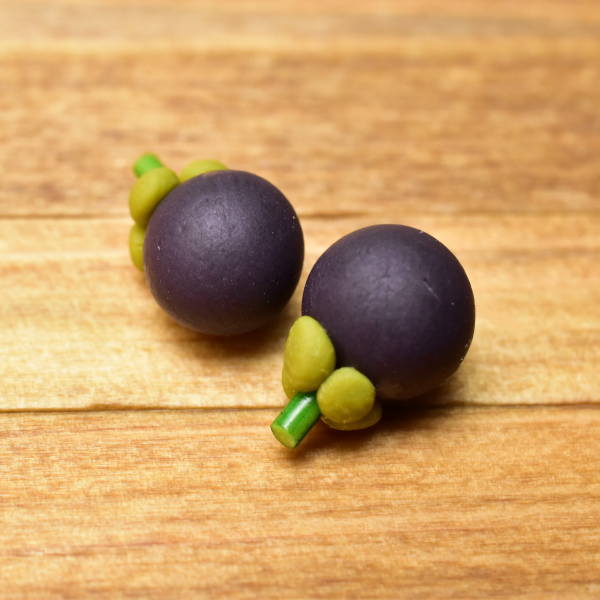 ミニチュアフード 果物シリーズ 【マンゴスチン [LF7] 2個セット】 (1/12スケール) [m-s]【SM】【ネコポス配送対応】【C】