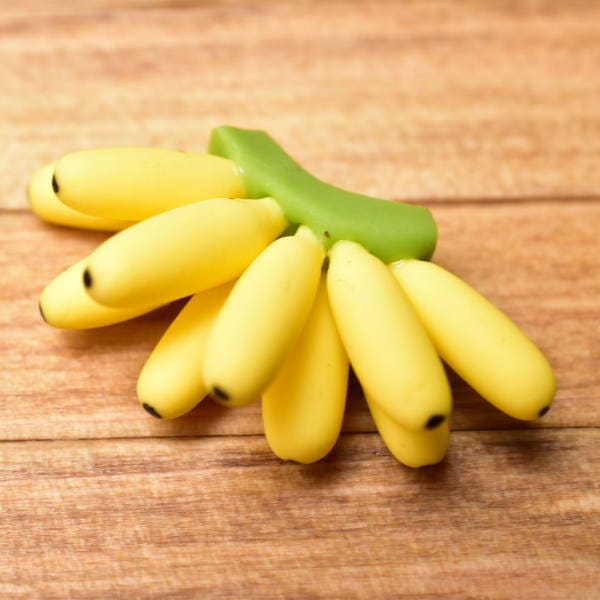 ミニチュアフード 果物シリーズ 【房バナナ [LF17] 1個】 (1/12スケール) [m-s]【SM】【ネコポス配送対応】【C】