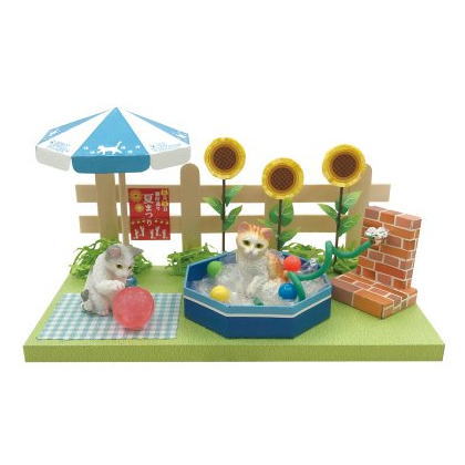 【ミニチュアキット】 にゃんこのミニチュアライフコレクション / みずあびタイム [3306] (ビリー) [m-s]【ネコポス配送対応】 【C】