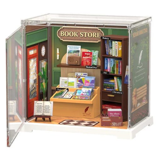 ROBOTIME ROLIFE DIY ミニチュアハウス ミニスーパークリエイターシリーズ 【DWS04B：Memory Book Store】※組立説明書(英語版) [m-s]【 ネコポス不可 】
