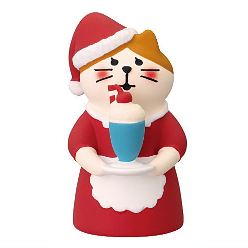 【ウエイトレス猫 クリスマス (ZXS-29222X)】 DECOLE concombre デコレ コンコンブル サンタズ ダイナー クリスマス2025【 ネコポス不可 】【C】