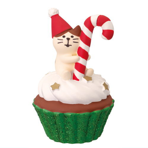 【クリスマスカップケーキ ちびねこ (ZXS-29230X)】 DECOLE concombre デコレ コンコンブル サンタズ ダイナー クリスマス2025【 ネコポス不可 】【C】