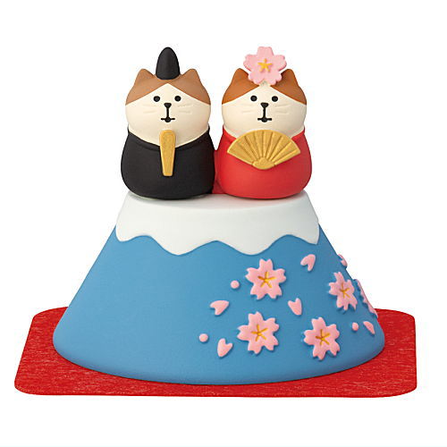 【富士乗り猫雛 (ZMM-16304L)】 DECOLE concombre デコレ コンコンブル ひなまつり2026【 ネコポス不可 】