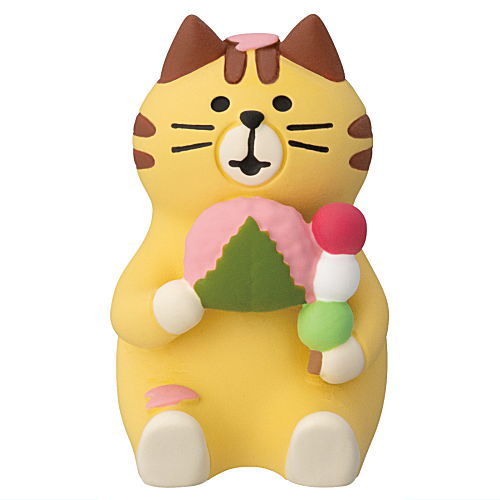 【花見和菓子猫 (ZSA-16551R)】 DECOLE concombre デコレ コンコンブル ひなまつり2026【 ネコポス不可 】【C】