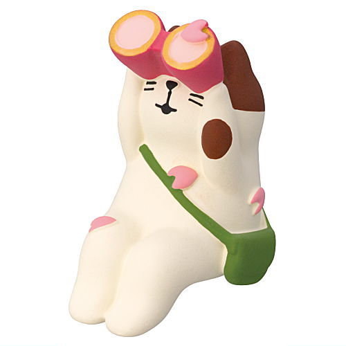 【桜観察猫 (ZSA-16556R)】 DECOLE concombre デコレ コンコンブル ひなまつり2026【 ネコポス不可 】【C】