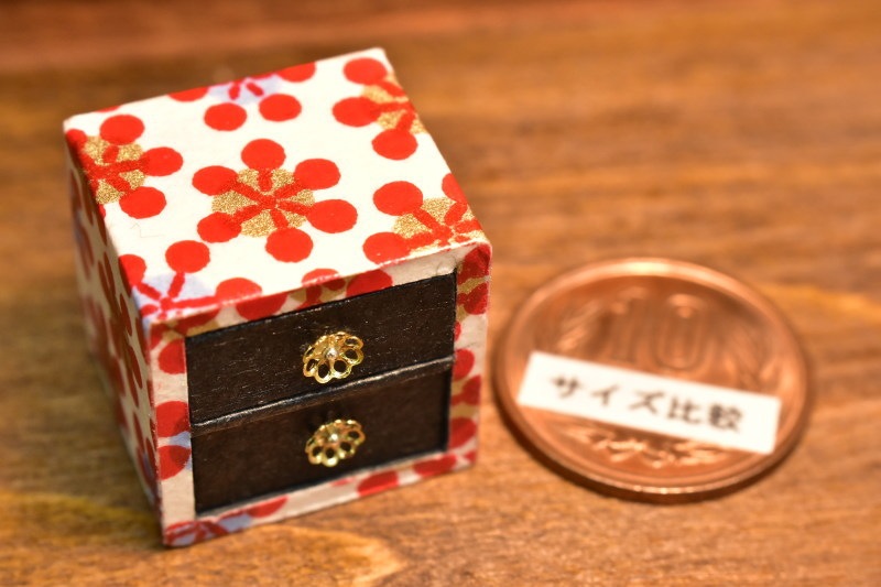 送料無料】ミニチュアフード 母の日 ミニ箪笥(たんす)ボックス入り
