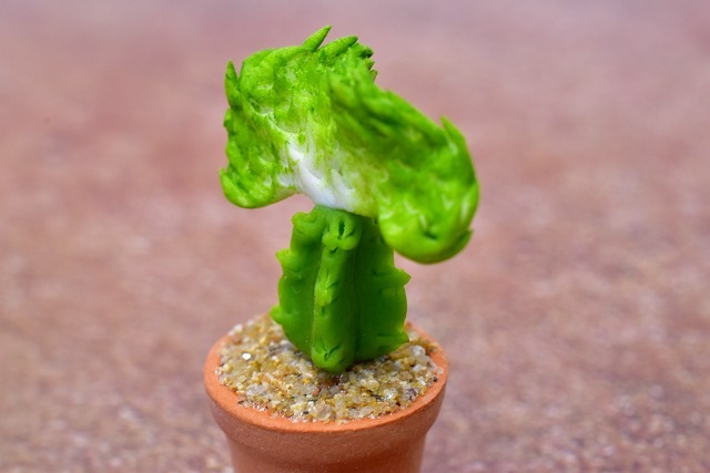 ミニチュアパーツ 鉢植えミニサボテン [CT12] (1/12スケール) [m-s]【ネコポス配送対応】【C】