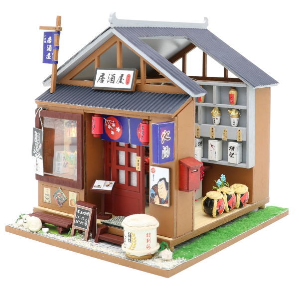 ミニチュアキット とある居酒屋 [M037Z] ドールハウス 組み立てDIY