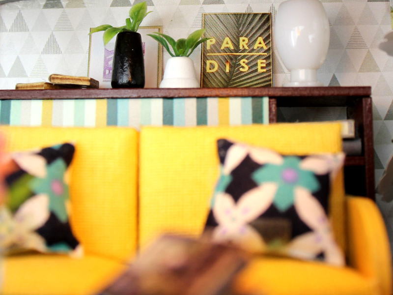 ミニチュアキット シンシアの休日 [M031Z] ドールハウス 組み立てDIY