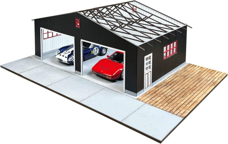 送料無料】コバアニ cobaanii mokei工房 1/64 2カーガレージ