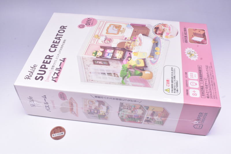 ROBOTIME ROLIFE DIY ミニチュアハウス スーパークリエイターシリーズ 【DW014B：バスルーム】※組立説明書(日本語版) [m-s]【 ネコポス不可 】