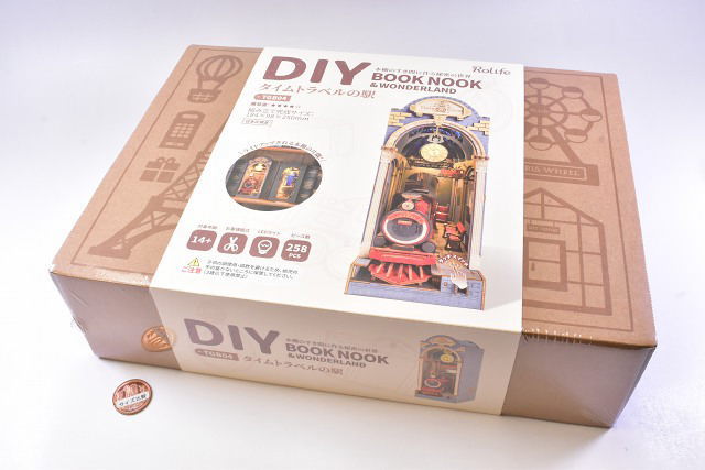 ROBOTIME Rolife DIYブックヌックシリーズ ミニチュアハウスキット 【TGB04：タイムトラベルの駅】※組立説明書(日本語説明書) [m-s]【 ネコポス不可 】