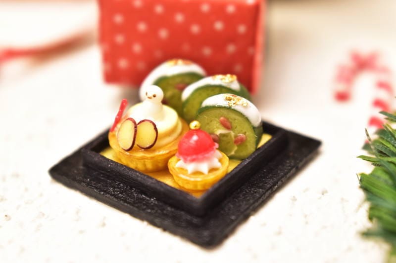 人気ミニチュア作家様shibazukeparipari 様 クリスマスケーキ