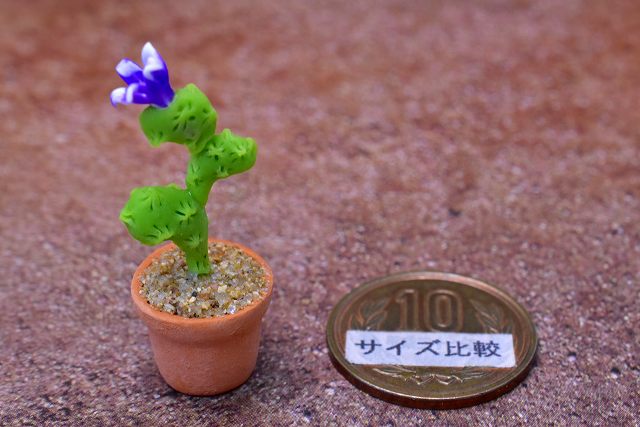 ミニチュアパーツ 鉢植えミニサボテン [CT27] (1/12スケール) [m-s]【ネコポス配送対応】【C】