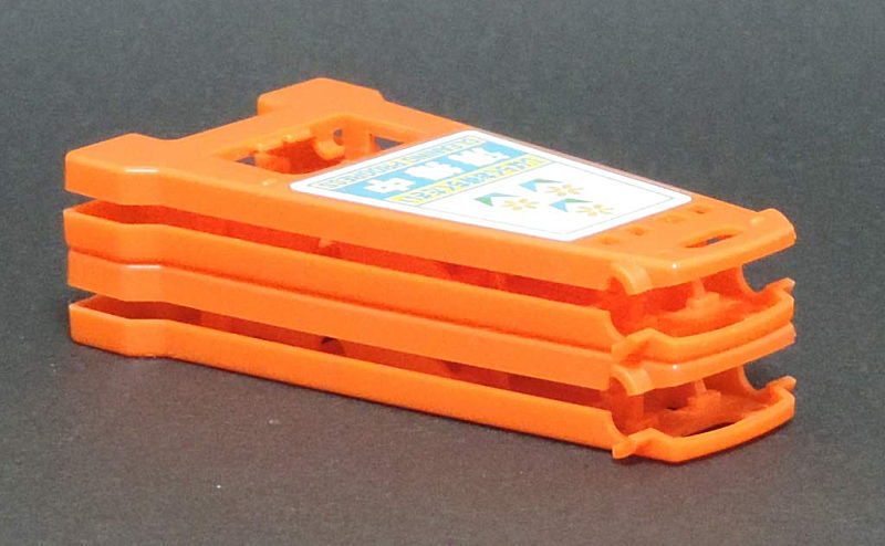 ミニチュア雑貨 1/12スケール 表示スタンド(看板バリケード) 2個セット オレンジ (ピンクタンク pinktank) [m-s] 【ネコポス配送対応】