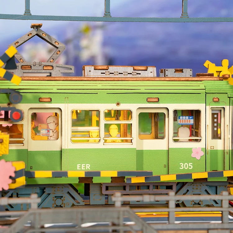 ROBOTIME Rolife 立体パズル ミニチュアキット 【TGS02：桜の旅