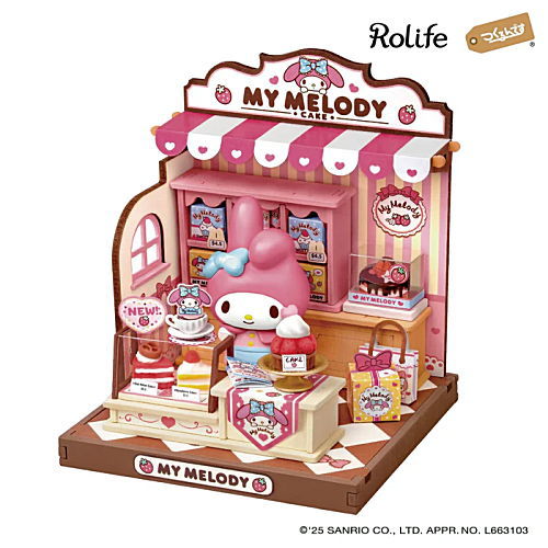 DA002：マイメロディのケーキ屋さん (日本語説明書) 】Rolife ROBOTIME